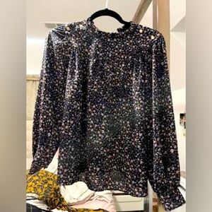 Loft Floral S Petite Blouse